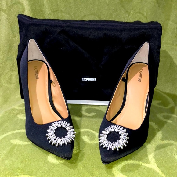 Express Shoes - Express Satin Heels
